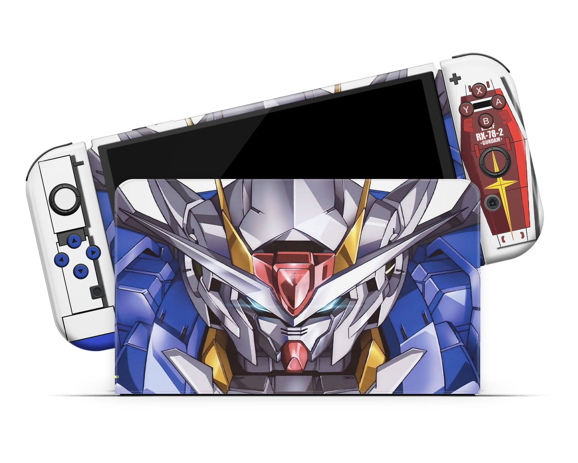 Anime Town Creations Nintendo Switch OLED Gundam Vinyl only Skins - Anime Gundam Switch OLED Skin