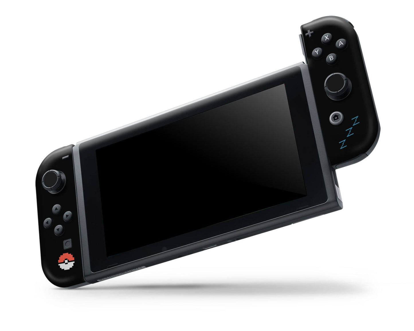 Anime Town Creations Nintendo Switch OLED Snorlax Eat Sleep Game Repeat Vinyl +Tempered Glass Skins - Anime Pokemon Switch OLED Skin