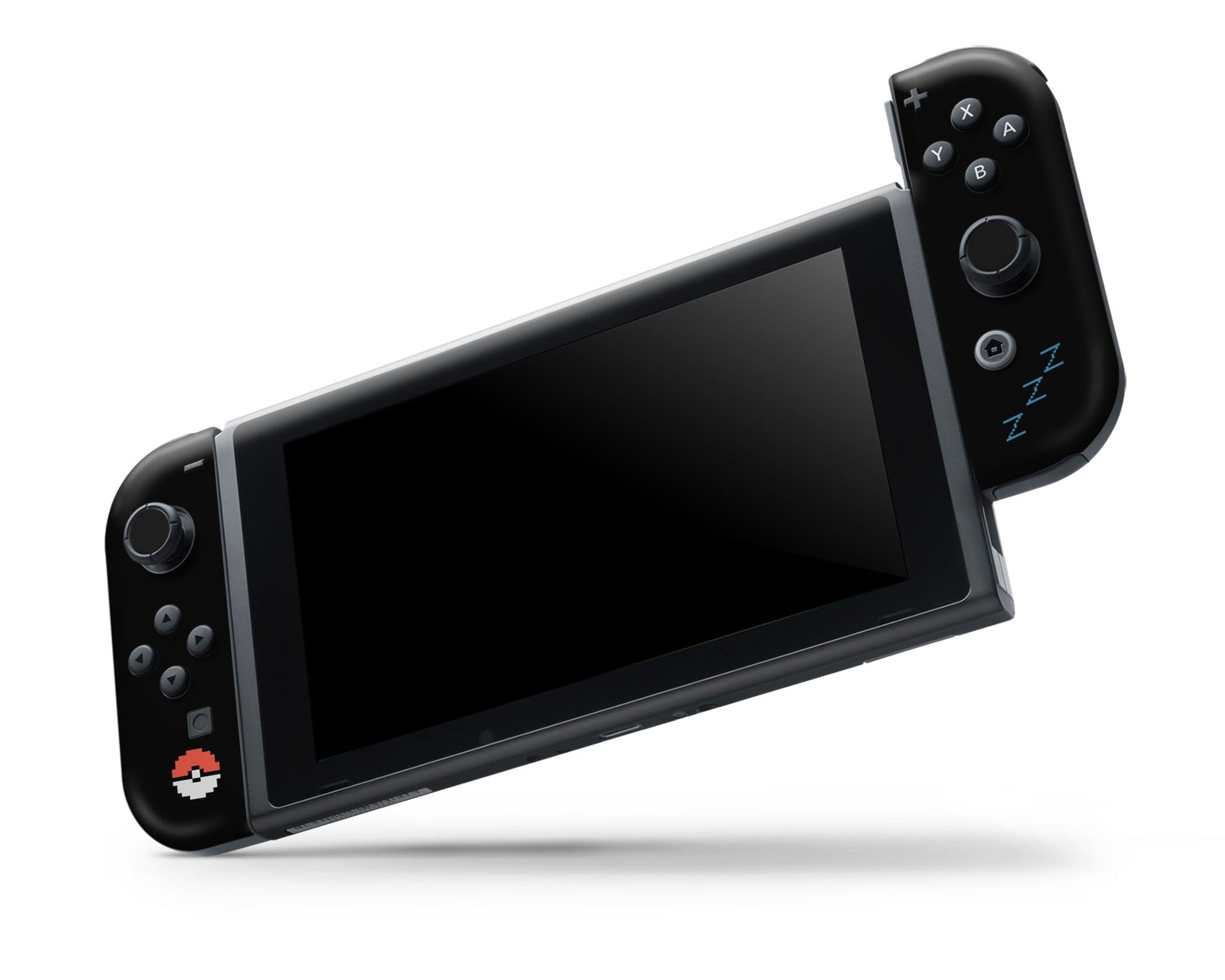 Anime Town Creations Nintendo Switch OLED Snorlax Eat Sleep Game Repeat Vinyl +Tempered Glass Skins - Anime Pokemon Switch OLED Skin
