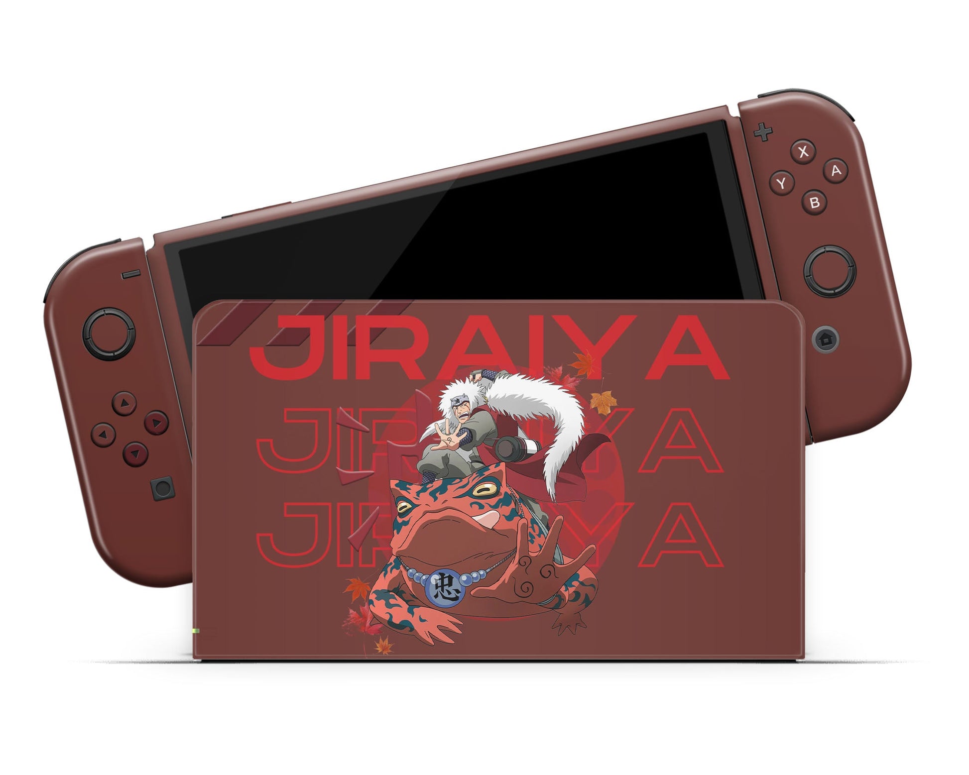 Anime Town Creations Nintendo Switch OLED Naruto Jiraiya Vinyl only Skins - Anime Naruto Switch OLED Skin