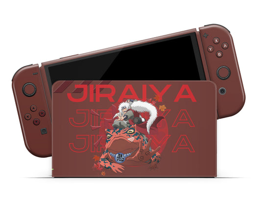 Anime Town Creations Nintendo Switch OLED Naruto Jiraiya Vinyl only Skins - Anime Naruto Switch OLED Skin