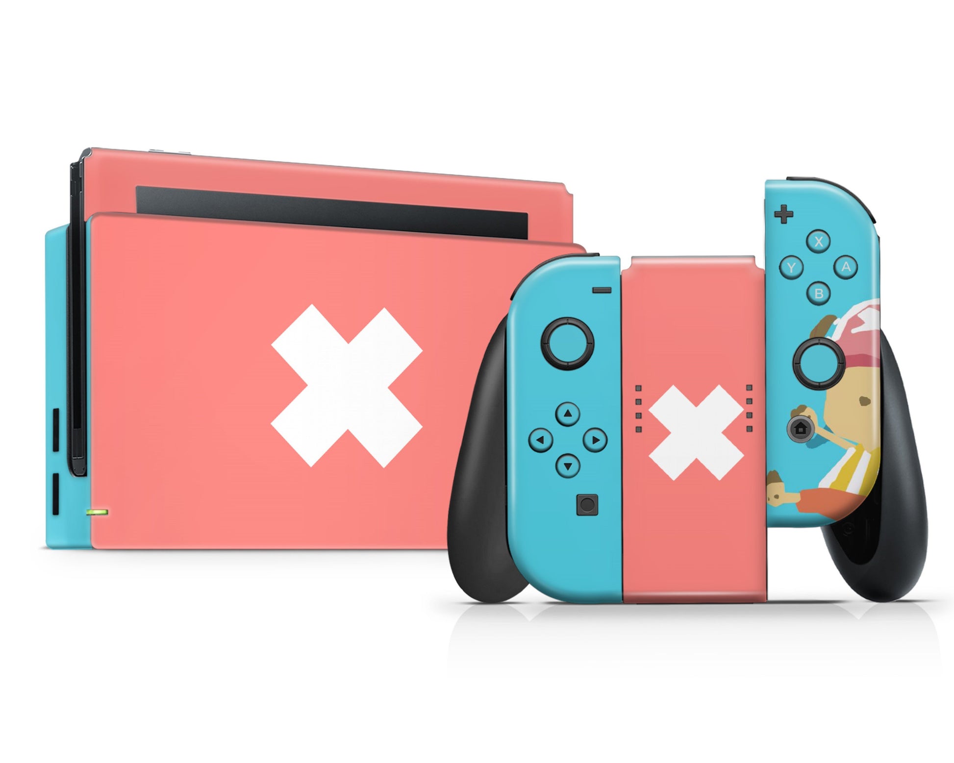 Nintendo Nintendo Switch Cute Chopper One Piece Blue Vinyl only  Skin Sticker - Anime Vinyl