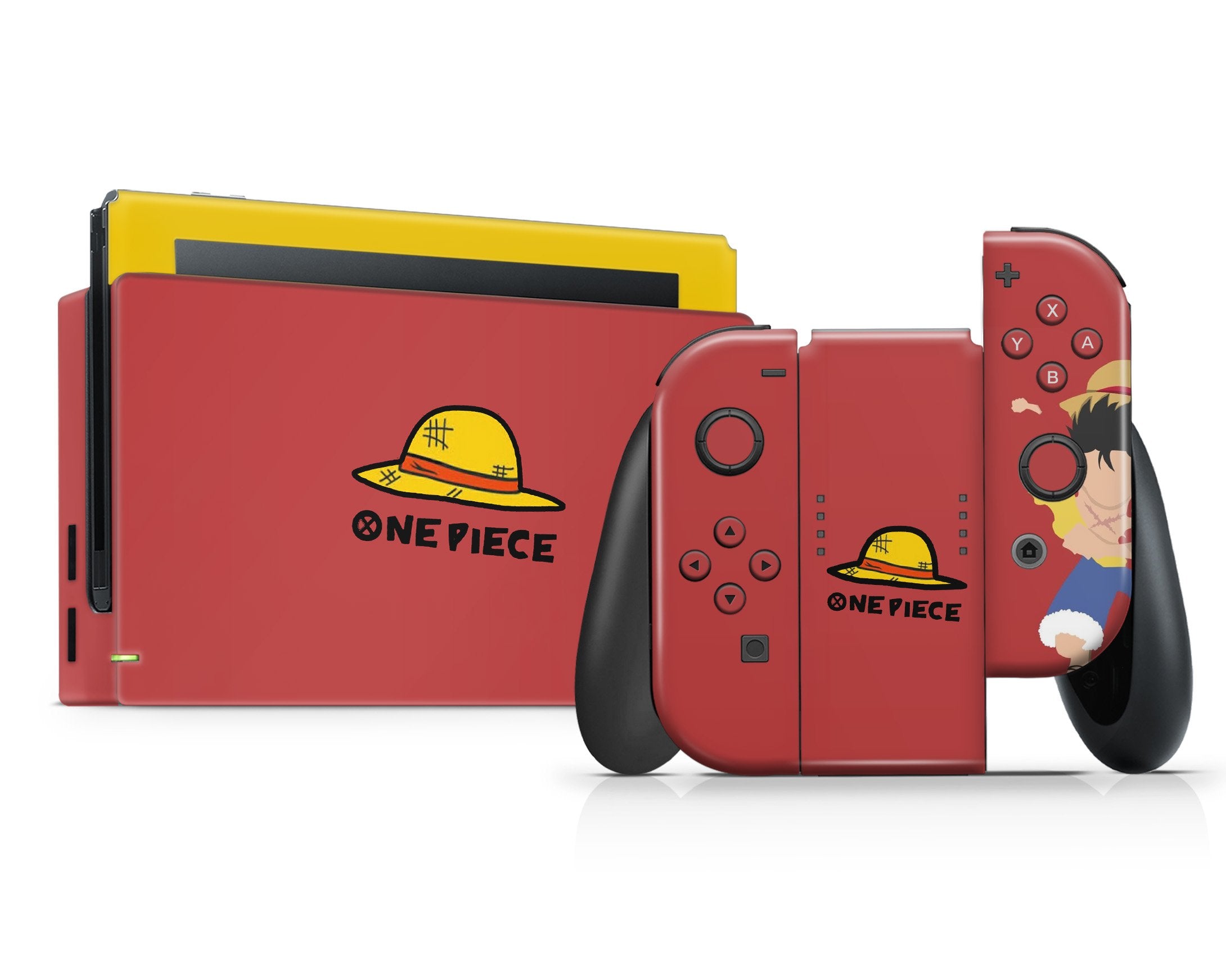 Luffy Nintendo Luffy One Piece Nintendo Switch Skin Sticker Vinyl Bundle – Anime Town ...