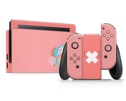 Nintendo Nintendo Switch Pink Chopper One Piece Vinyl only  Skin Sticker - Anime Vinyl