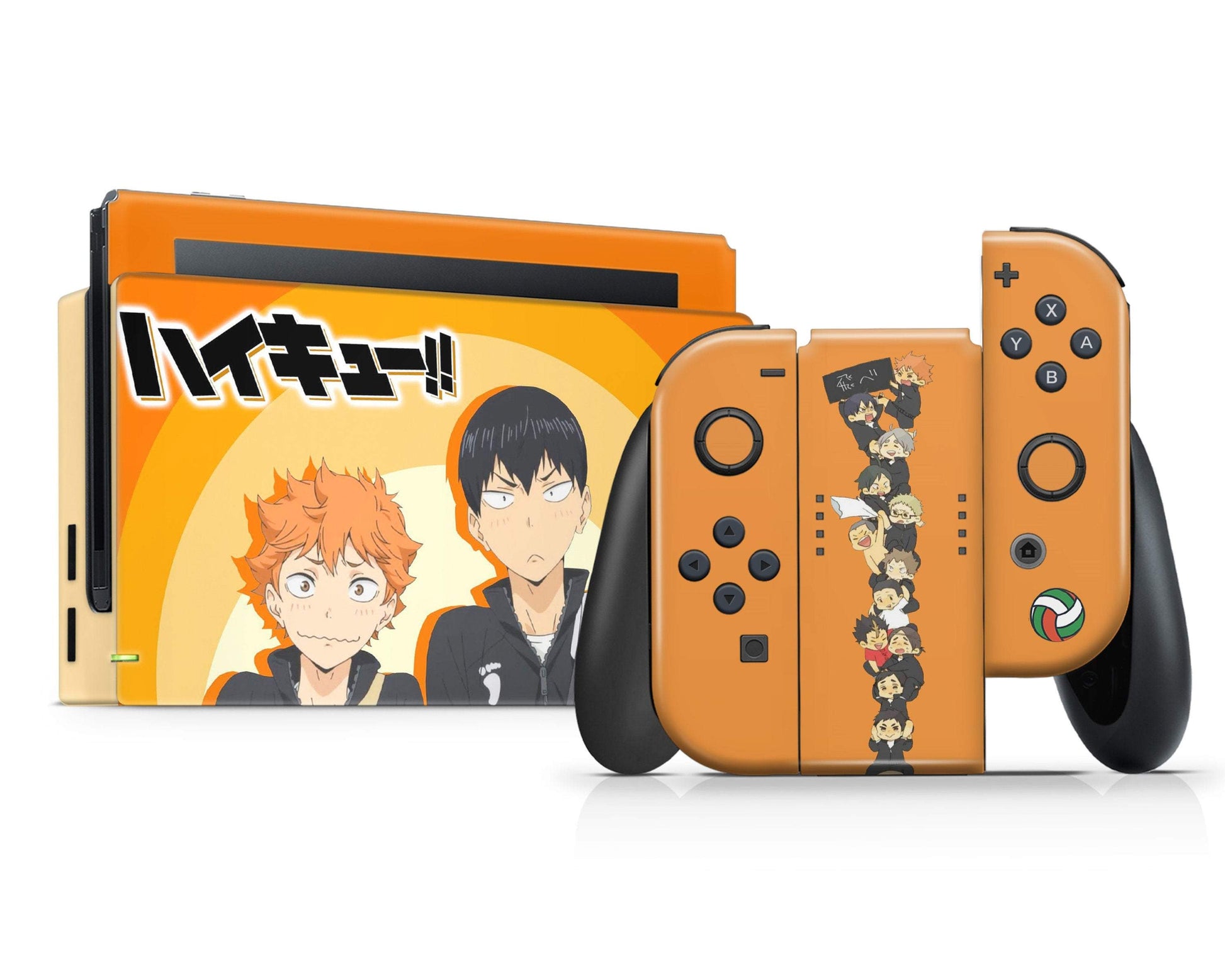 Nintendo Nintendo Switch Haikyuu Cute Quote Vinyl +Tempered Glass  Skin Sticker - Anime Vinyl