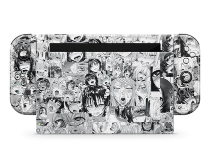 Nintendo Nintendo Switch Ahegao Manga Vinyl only  Skin Sticker - Anime Vinyl