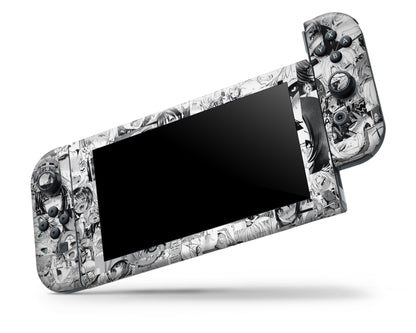 Nintendo Nintendo Switch Ahegao Manga Vinyl +Tempered Glass  Skin Sticker - Anime Vinyl