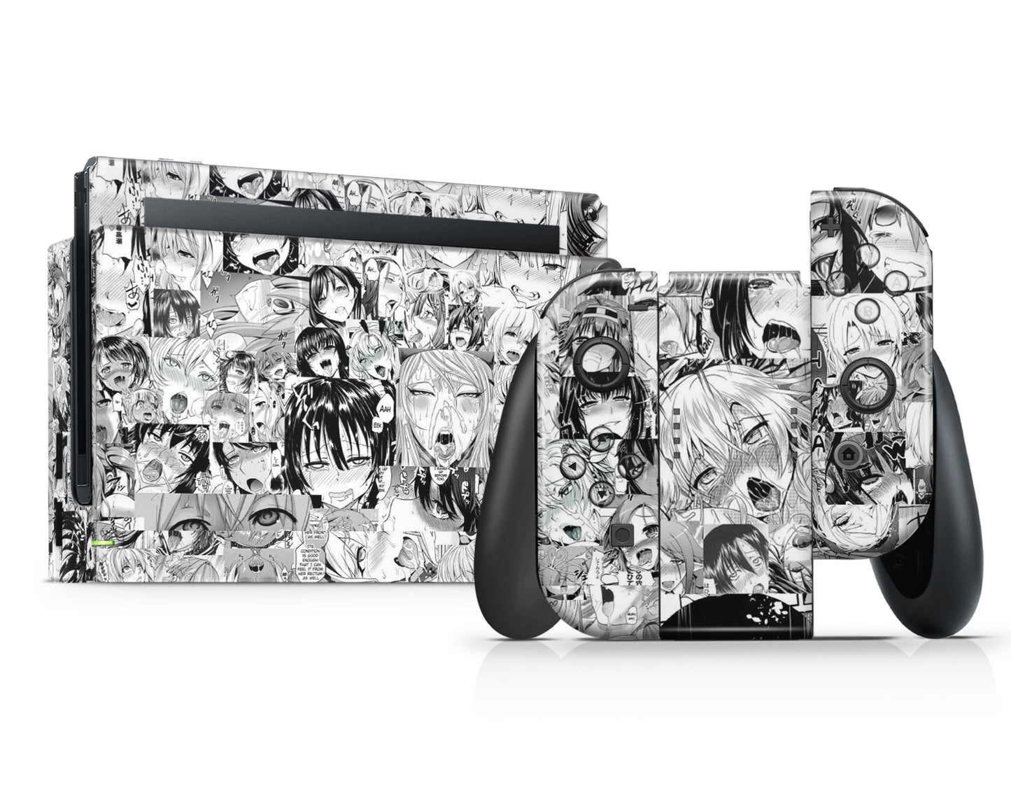 Nintendo Nintendo Switch Ahegao Manga Vinyl only  Skin Sticker - Anime Vinyl