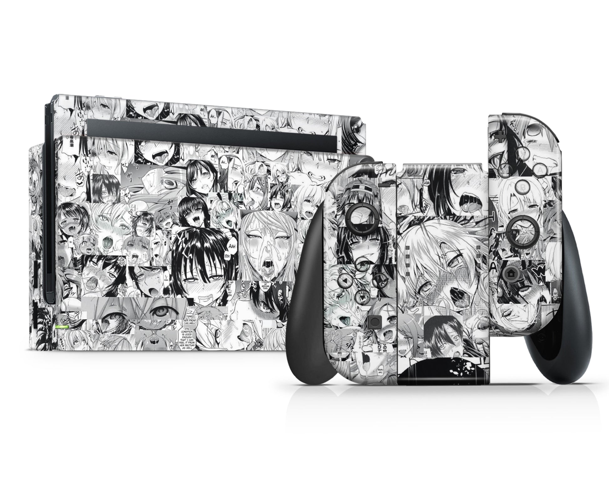 Nintendo Nintendo Switch Ahegao Manga Vinyl only  Skin Sticker - Anime Vinyl