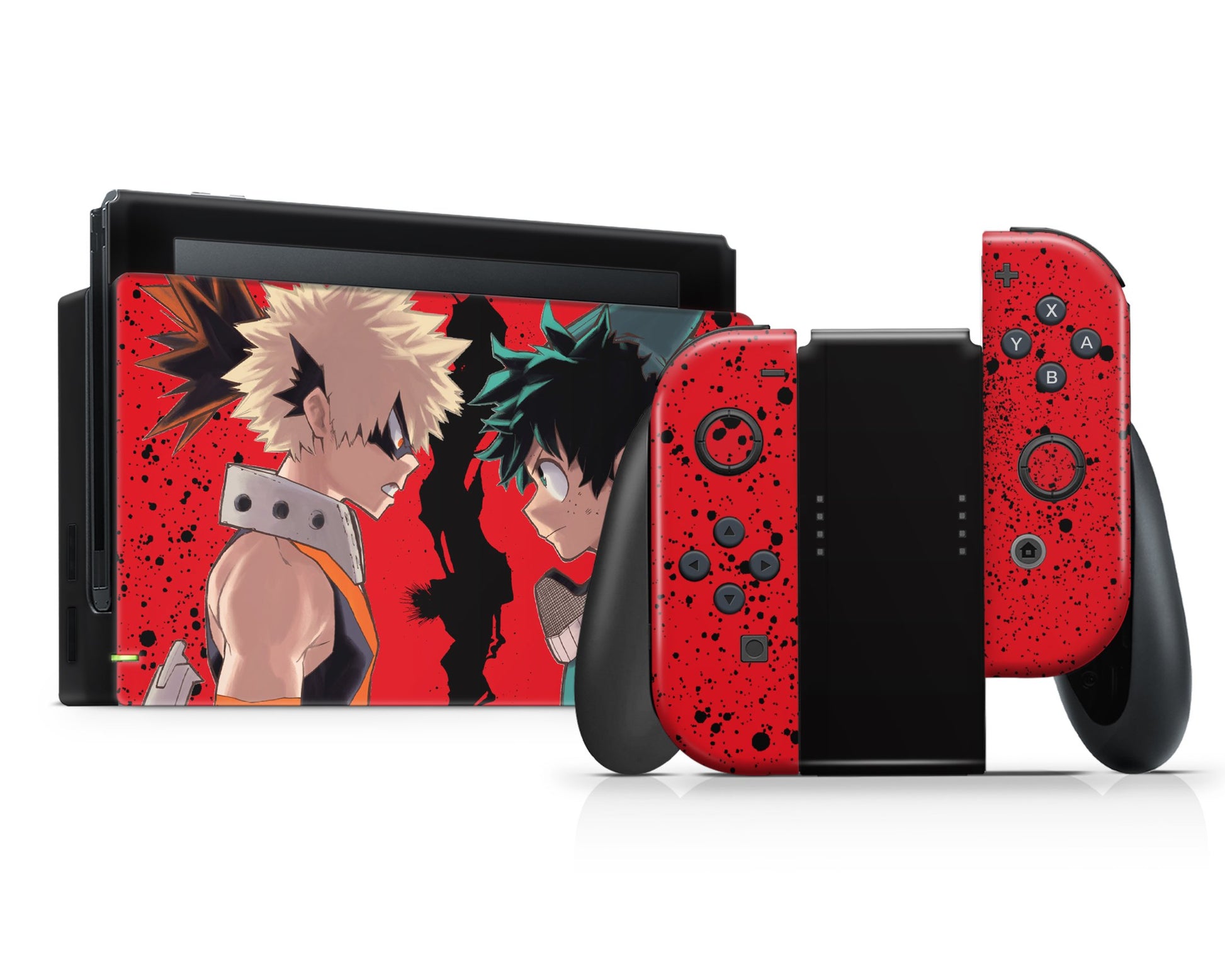 Nintendo Nintendo Switch My Hero Academia Red Vinyl only  Skin Sticker - Anime Vinyl