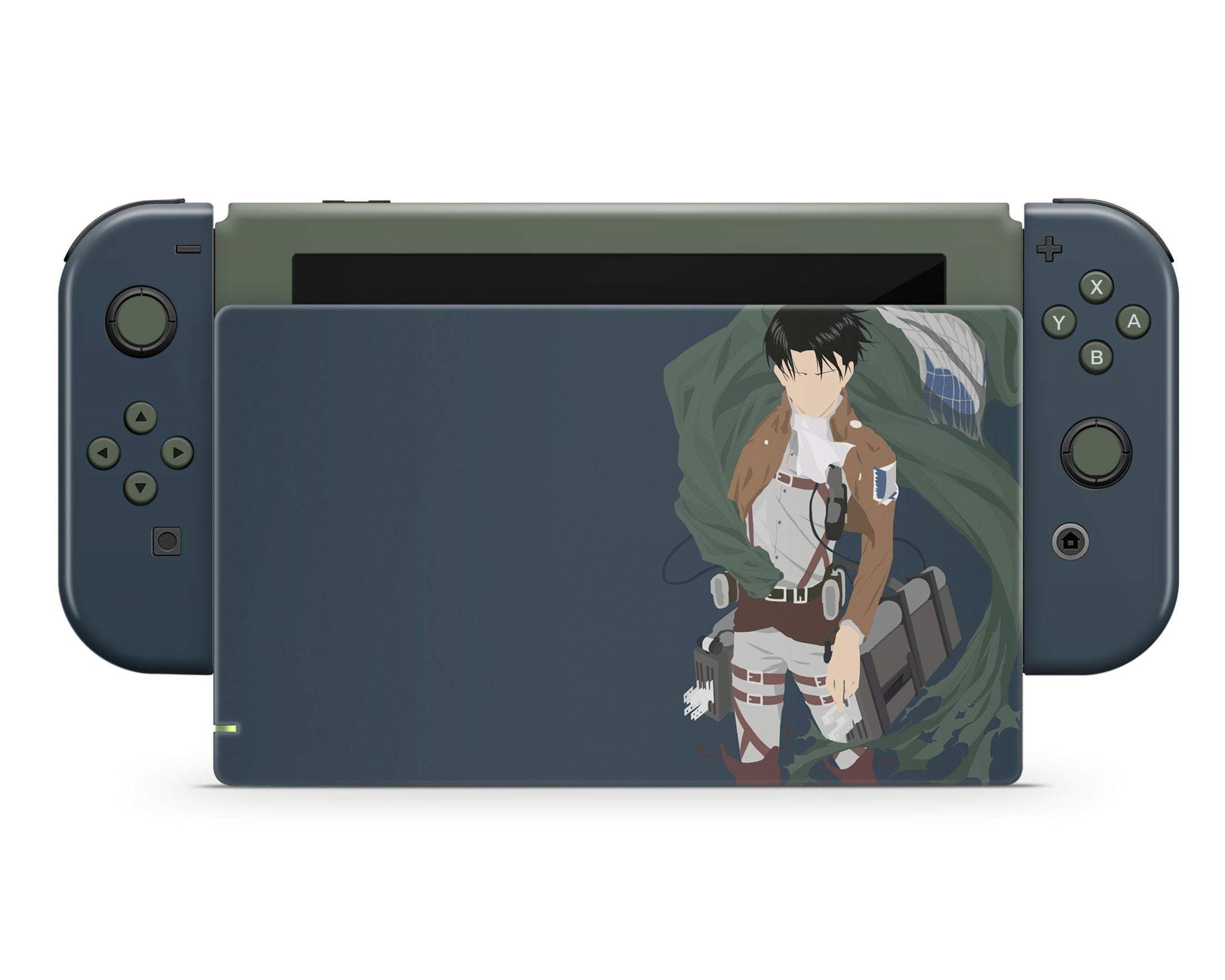 Nintendo Nintendo Switch Attack on Titan Levi Ackerman Minimalist Vinyl only Skins - Anime Attack on Titan Skin