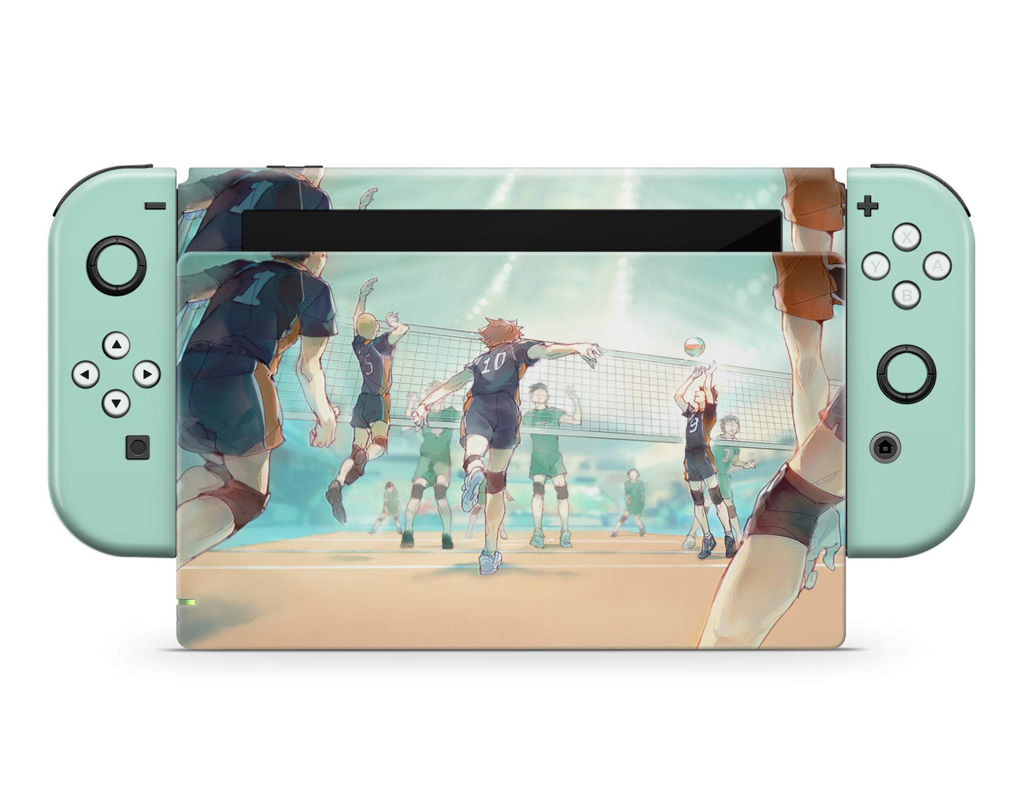 Nintendo Nintendo Switch Haikyuu Teal Mint Vinyl only Skins - Anime Haikyuu Skin