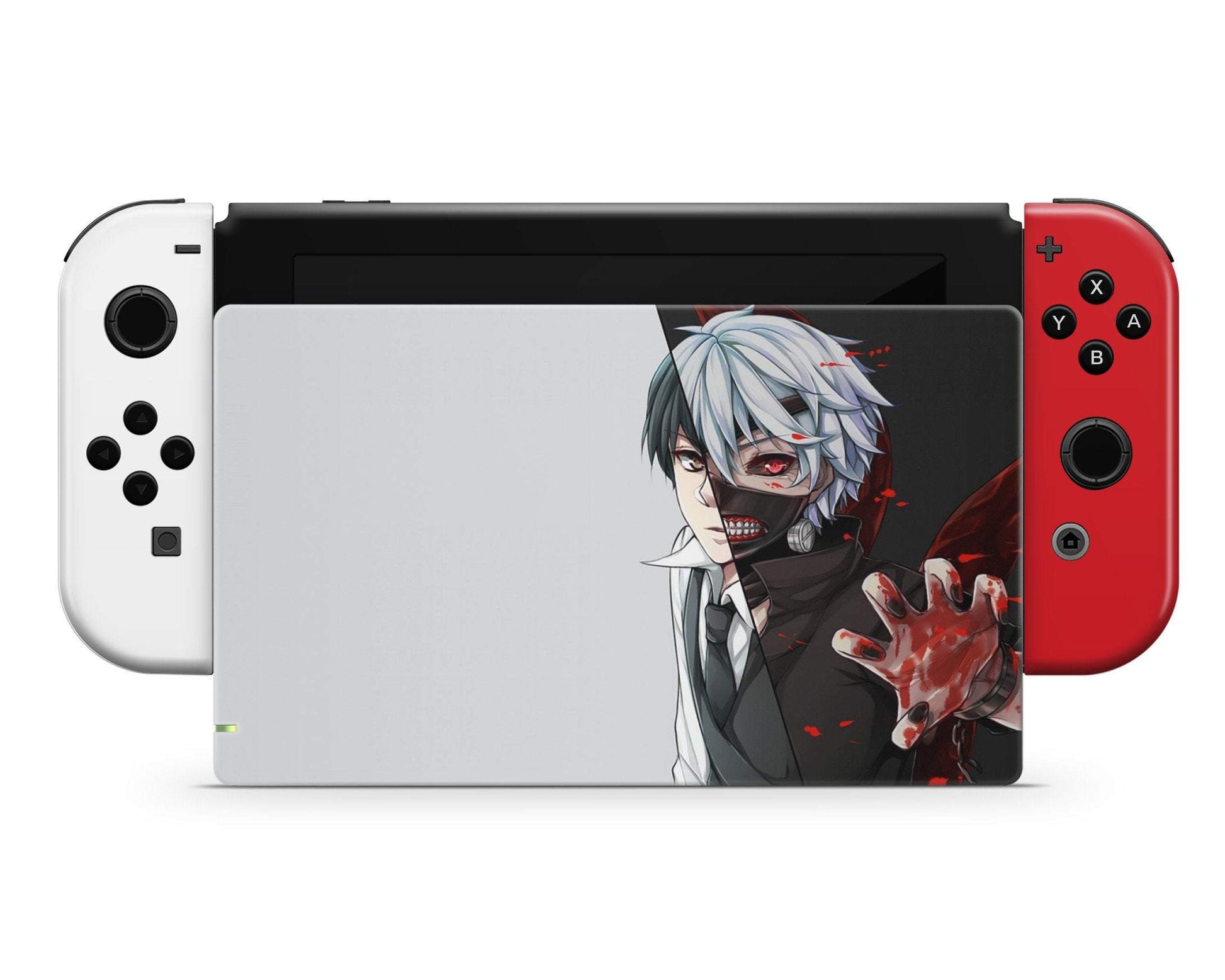 Nintendo Nintendo Switch Tokyo Ghoul Ken Kaneki Red Vinyl only Skins - Anime Tokyo Ghoul Skin