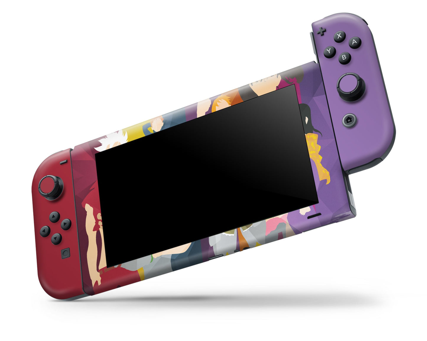 Anime Town Creations Nintendo Switch The Seven Deadly Sins Minimalist Vinyl +Tempered Glass Skins - Anime The Seven Deadly Sins Skin