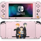 Anime Town Creations Nintendo Switch Fruits Basket Baby Pink Vinyl +Tempered Glass Skins - Anime Fruits Basket Skin