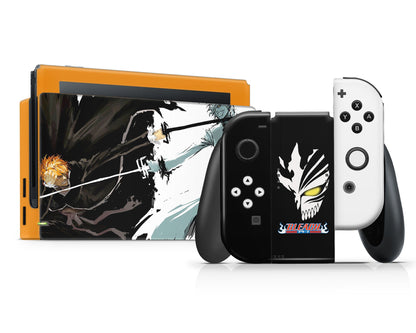 Bleach Ichigo vs Zangetsu Black Nintendo Switch Skin