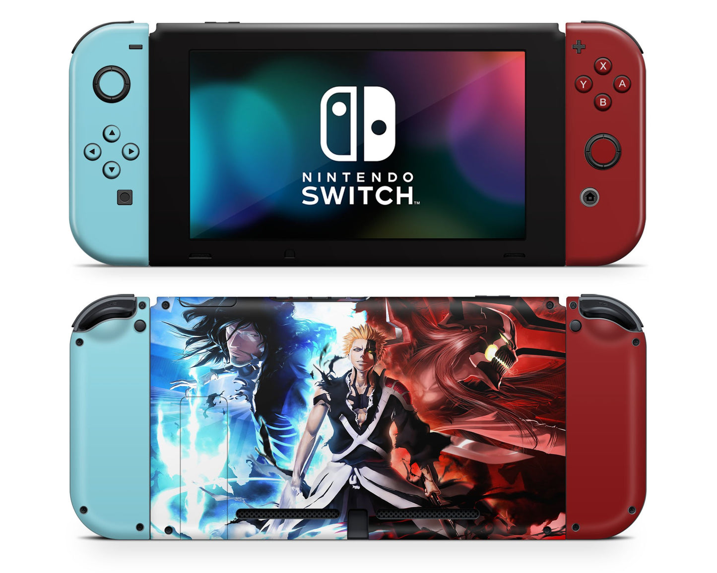 Bleach Ichigo vs Zangetsu Nintendo Switch Skin
