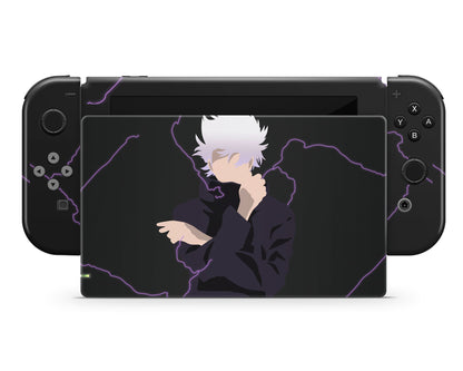 Anime Town Creations Nintendo Switch Gojo Satoru Infinite Void  Vinyl only Skins - Anime Jujutsu Kaisen Skin