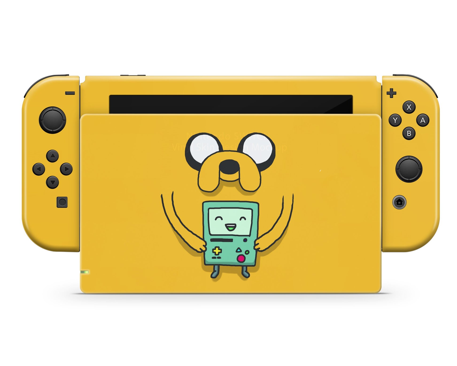 Anime Town Creations Nintendo Switch Adventure Time Jake and Beemo Vinyl only Skins - Anime Adventure Time Skin