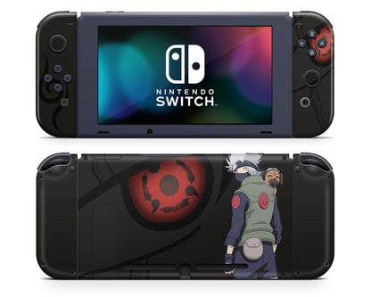 Kakashi Sharingan Dark Nintendo Switch Skin