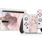 Anime Town Creations Nintendo Switch 18+ Zero Two Vinyl +Tempered Glass Skins - Anime  Skin