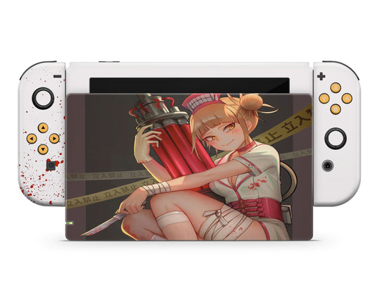 Anime Town Creations Nintendo Switch My Hero Academia Himiko Toga Vinyl only Skins - Anime My Hero Academia Skin