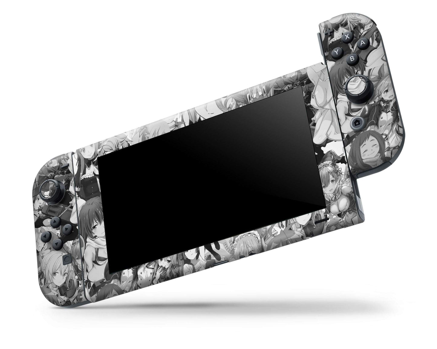 Anime Town Creations Nintendo Switch Waifu Manga Vinyl +Tempered Glass Skins - Anime 18+ Skin