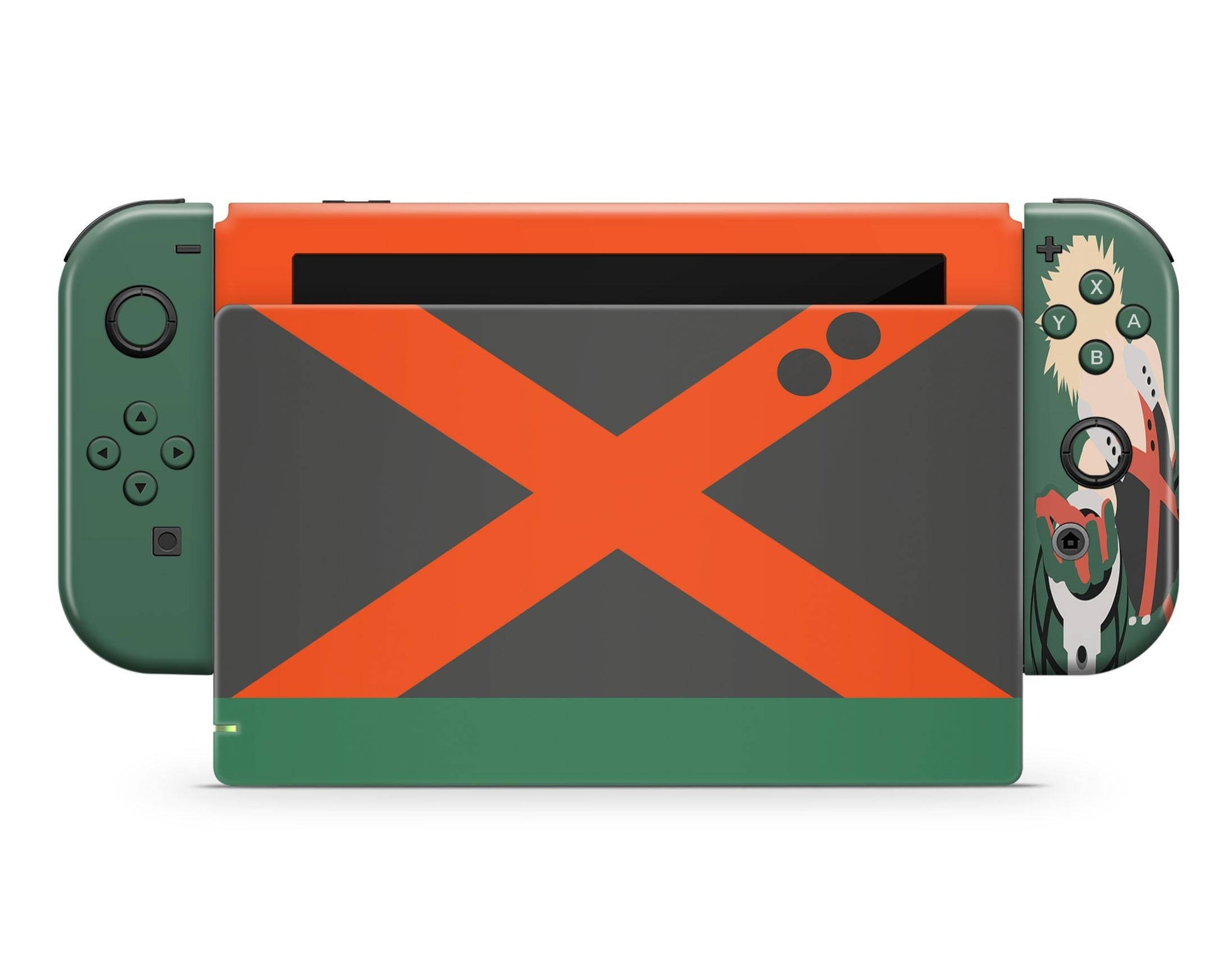 Anime Town Creations Nintendo Switch My Hero Academia Katsuki Bakugo Vinyl only Skins - Anime My Hero Academia Switch Skin
