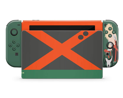 Anime Town Creations Nintendo Switch My Hero Academia Katsuki Bakugo Vinyl only Skins - Anime My Hero Academia Switch Skin