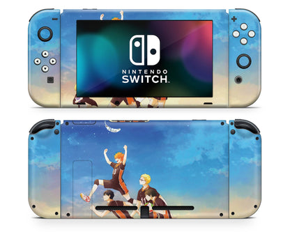 Anime Town Creations Nintendo Switch Haikyuu Squad Night Sky Vinyl only Skins - Anime Haikyuu Switch Skin