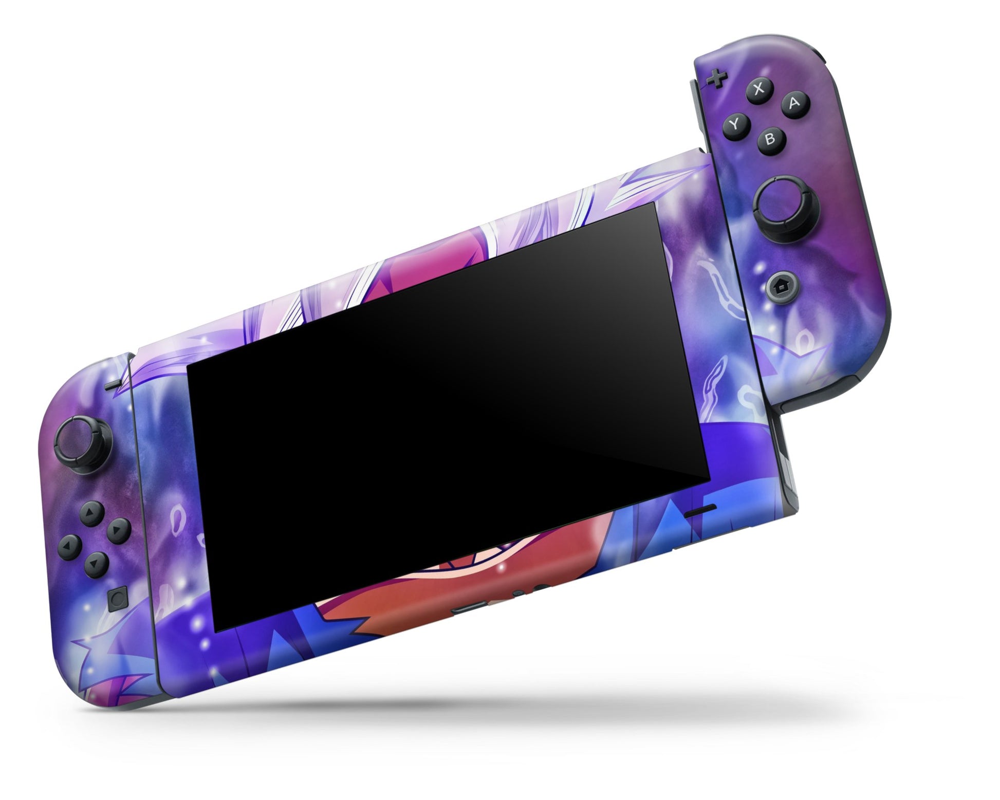 Anime Town Creations Nintendo Switch Goku Ultra Instinct Vinyl +Tempered Glass Skins - Anime Dragon Ball Switch Skin