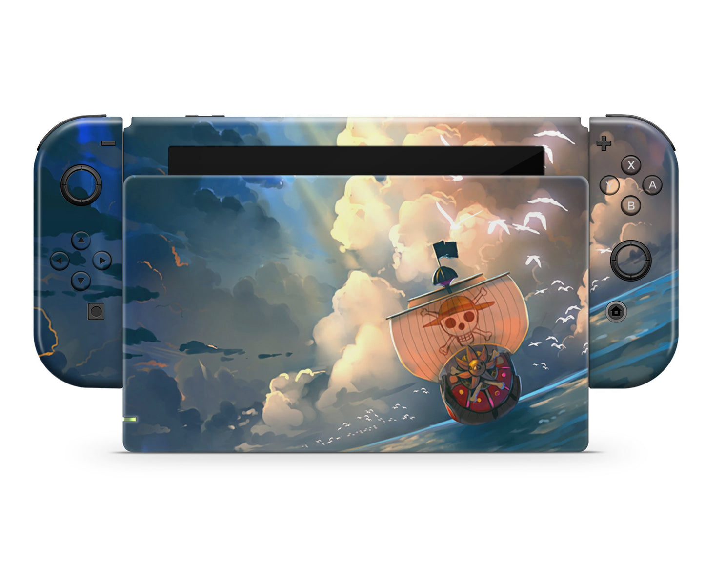 Anime Town Creations Nintendo Switch One Piece A Thousand Sunny Vinyl only Skins - Anime One Piece Switch Skin