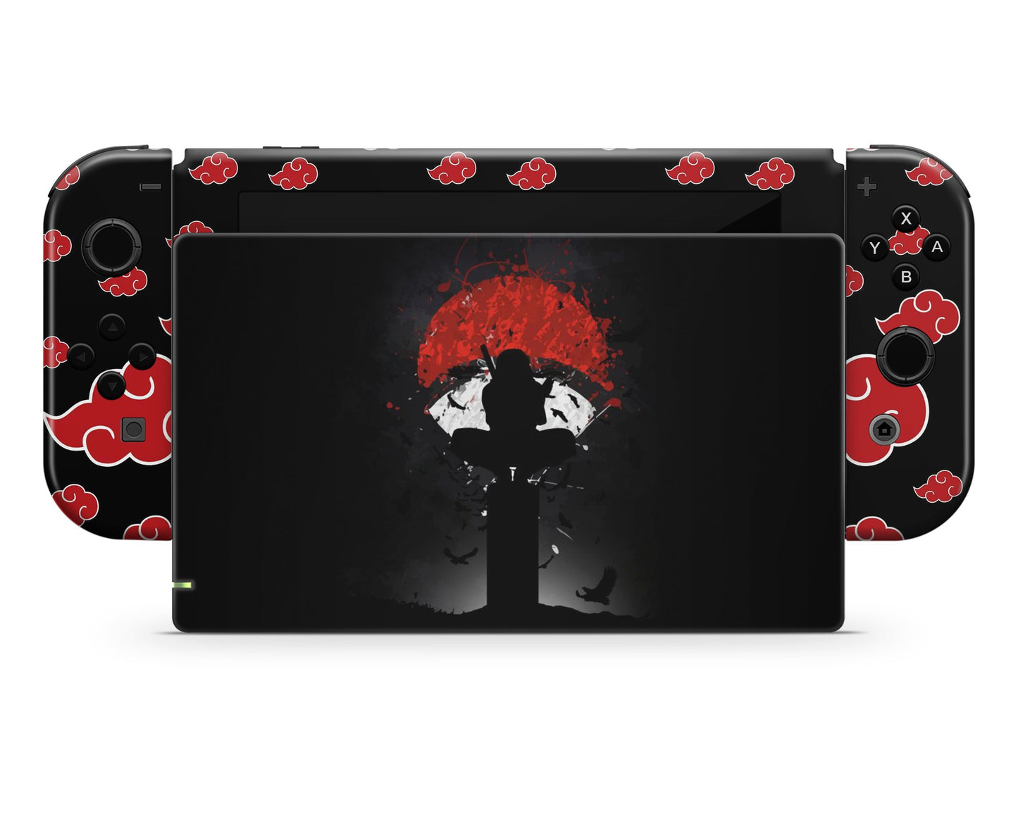 Anime Town Creations Nintendo Switch Uchiha Itachi Akatsuki Vinyl only Skins - Anime Naruto Switch Skin