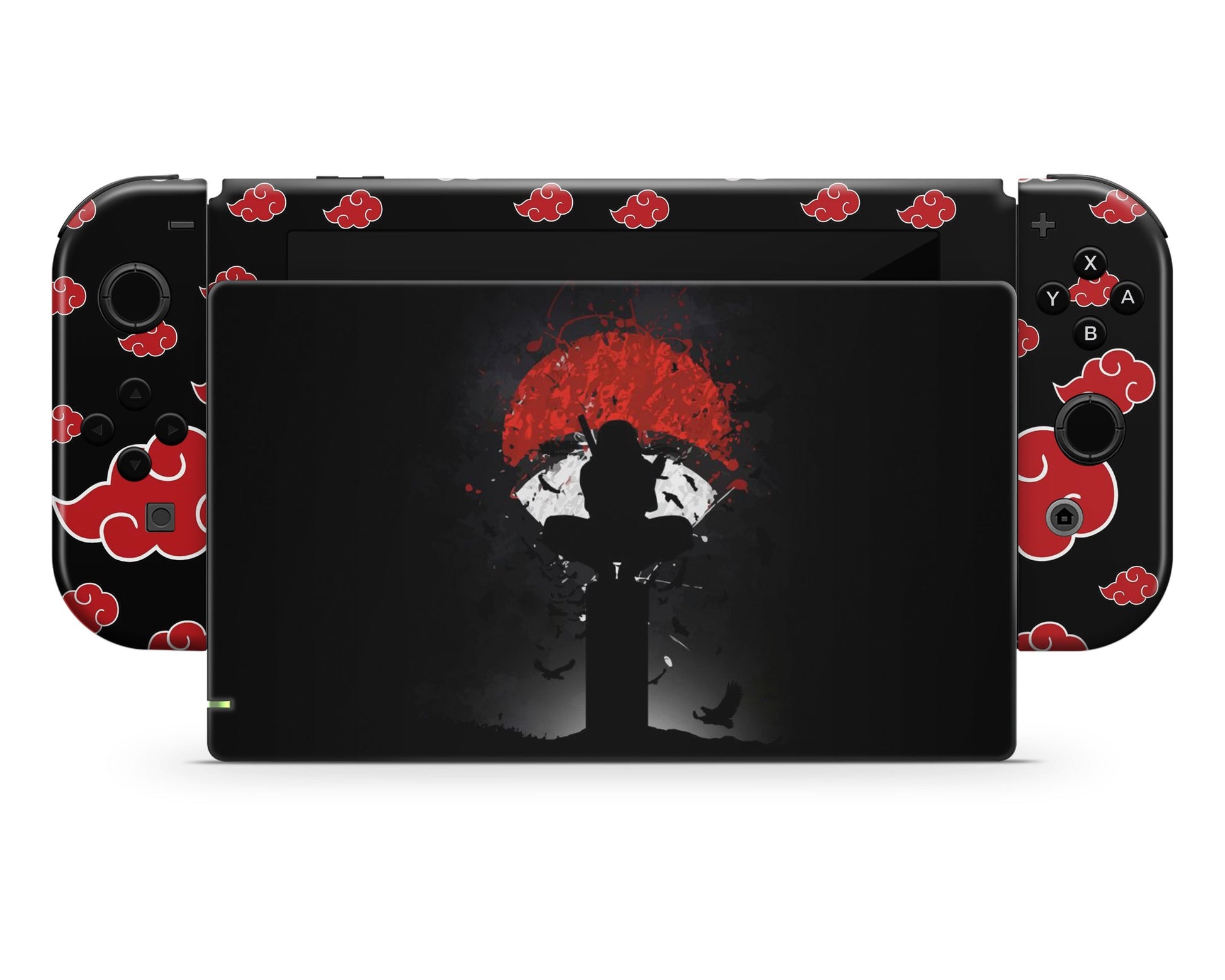 Anime Town Creations Nintendo Switch Uchiha Itachi Akatsuki Vinyl only Skins - Anime Naruto Switch Skin
