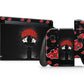 Anime Town Creations Nintendo Switch Uchiha Itachi Akatsuki Vinyl +Tempered Glass Skins - Anime Naruto Switch Skin
