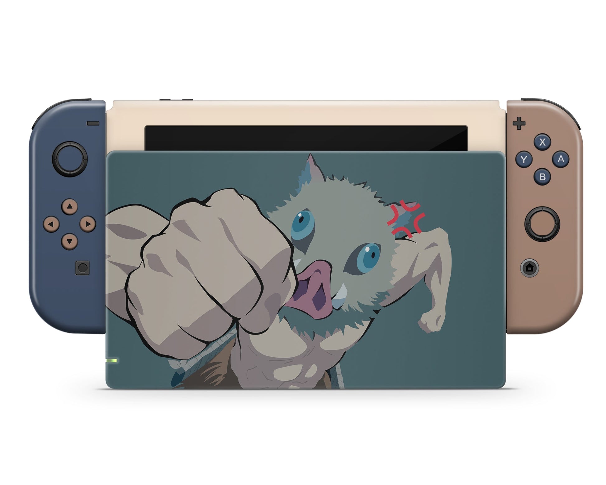Anime Town Creations Nintendo Switch Demon Slayer Inosuke Vinyl only Skins - Anime Demon Slayer Switch Skin