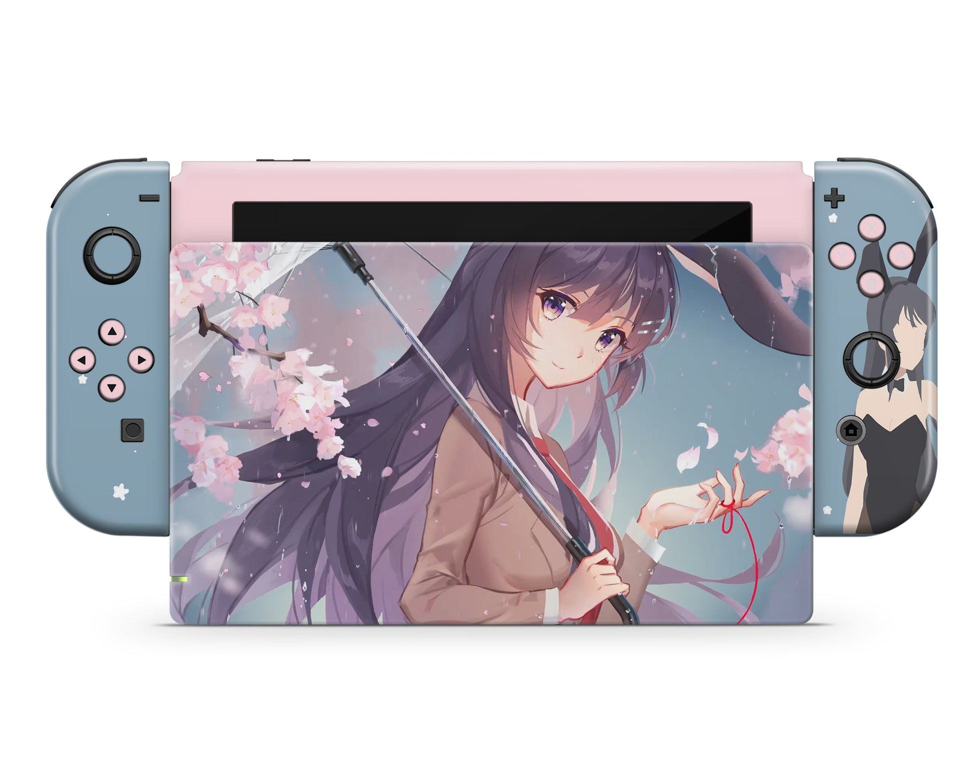 Anime Town Creations Nintendo Switch Bunny Girl Senpai Cute Vinyl only Skins - Anime Rascal Does Not Dream of Bunny Girl Senpai Switch Skin