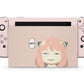 Anime Town Creations Nintendo Switch Spy x Family Anya Smug Face HEH Vinyl only Skins - Anime Spy x Family Switch Skin