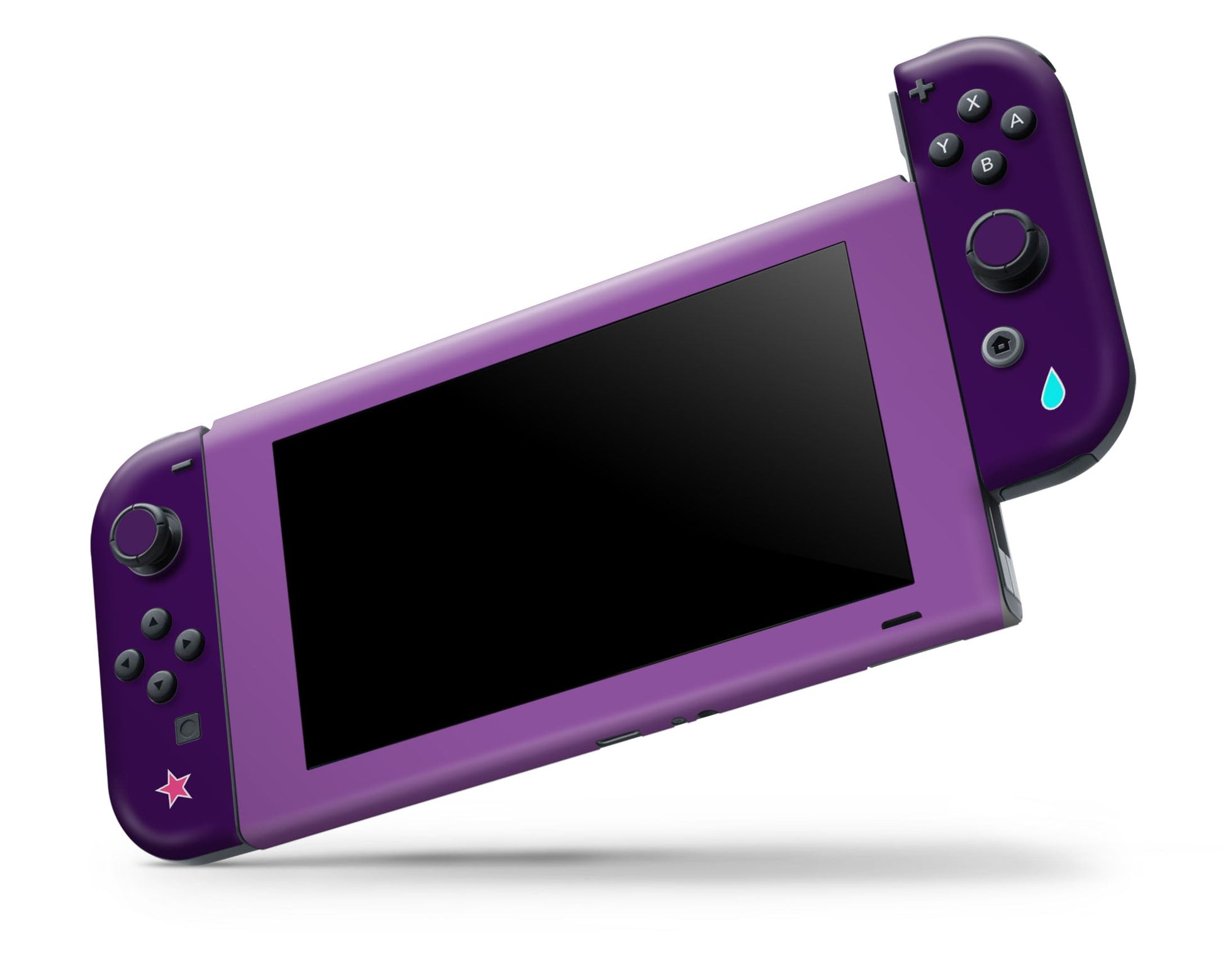 Anime Town Creations Nintendo Switch Hunter x Hunter Hisoka Morow Purple Vinyl +Tempered Glass Skins - Anime Hunter x Hunter Switch Skin