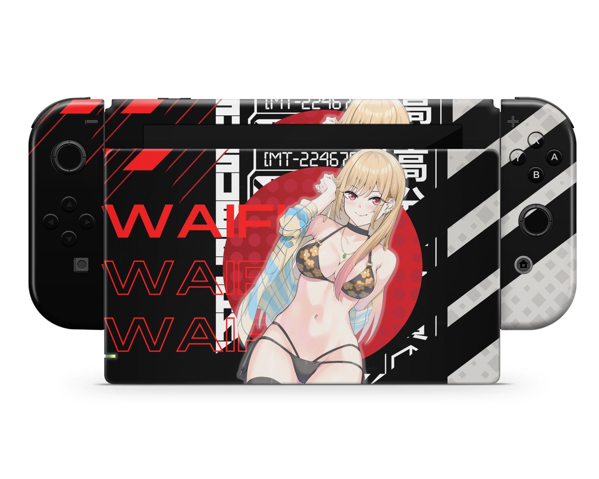 Anime Town Creations Nintendo Switch My Dress up Darling Marin Waifu Vinyl only Skins - Anime My Dress Up Darling Switch Skin