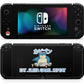 Anime Town Creations Nintendo Switch Snorlax Eat Sleep Game Repeat Vinyl +Tempered Glass Skins - Anime Pokemon Switch Skin