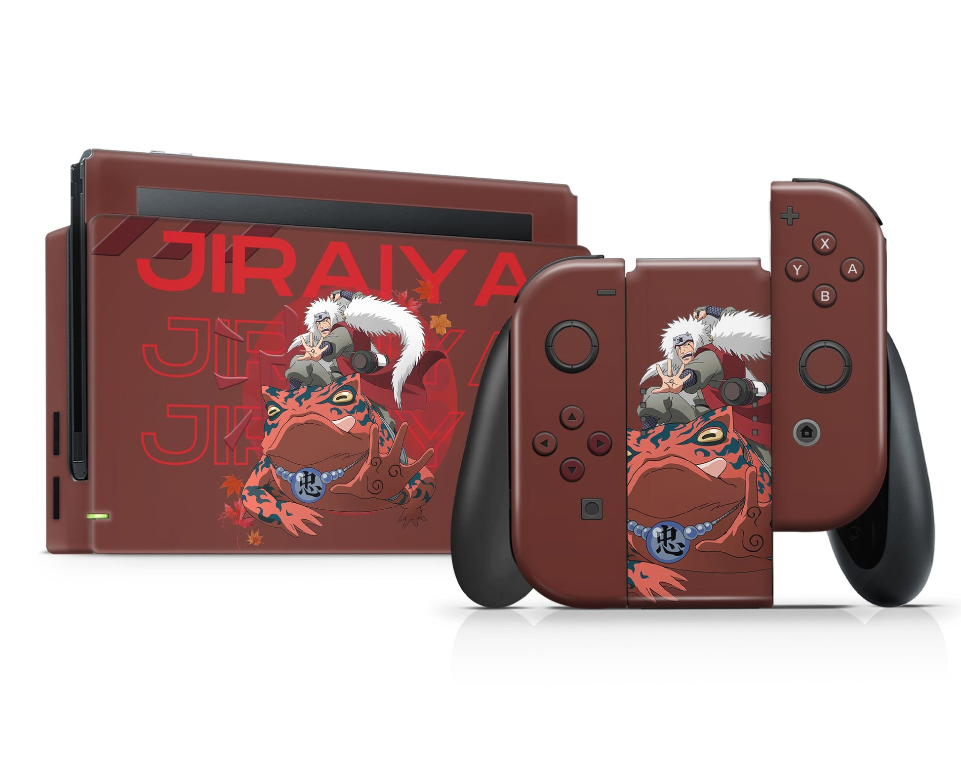 Anime Town Creations Nintendo Switch Naruto Jiraiya Vinyl only Skins - Anime Naruto Switch Skin
