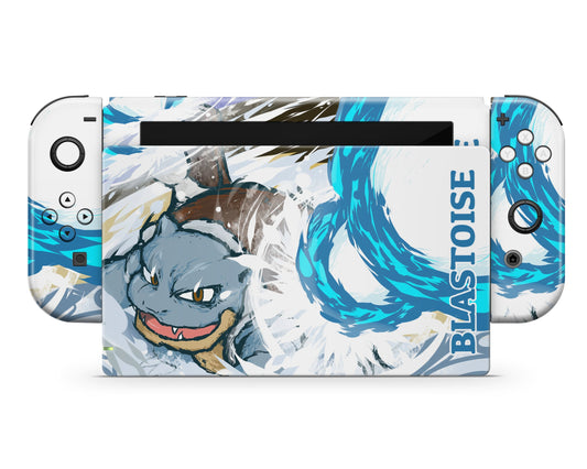 Anime Town Creations Nintendo Switch Pokemon Blastoise Vinyl only Skins - Anime Pokemon Switch Skin