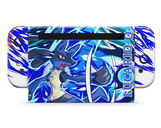 Pokemon Lucario Switch Skin