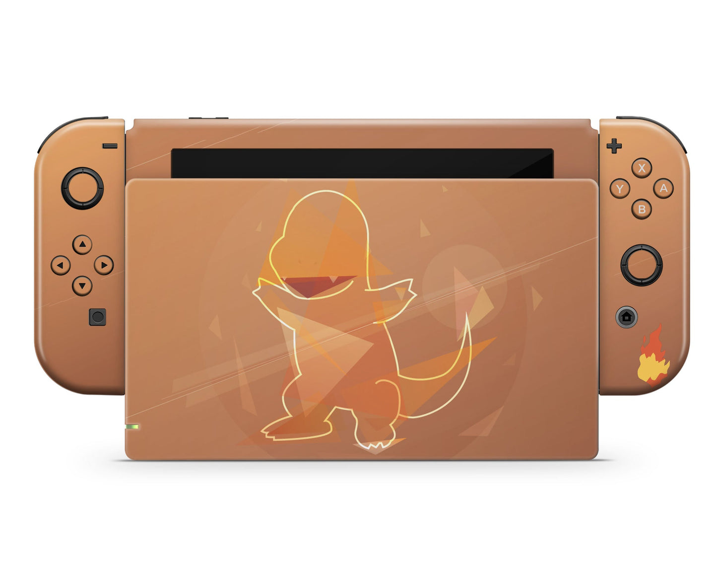 Anime Town Creations Nintendo Switch Pokemon Charmander Flame Vinyl only Skins - Anime Pokemon Switch Skin