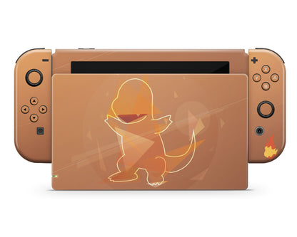 Anime Town Creations Nintendo Switch Pokemon Charmander Flame Vinyl only Skins - Anime Pokemon Switch Skin