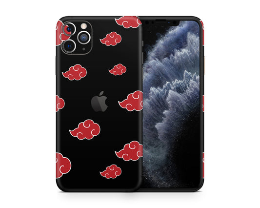 Apple iPhone Naruto Akatsuki Pattern iPhone 5/5S/SE Skins - Anime Naruto Skin