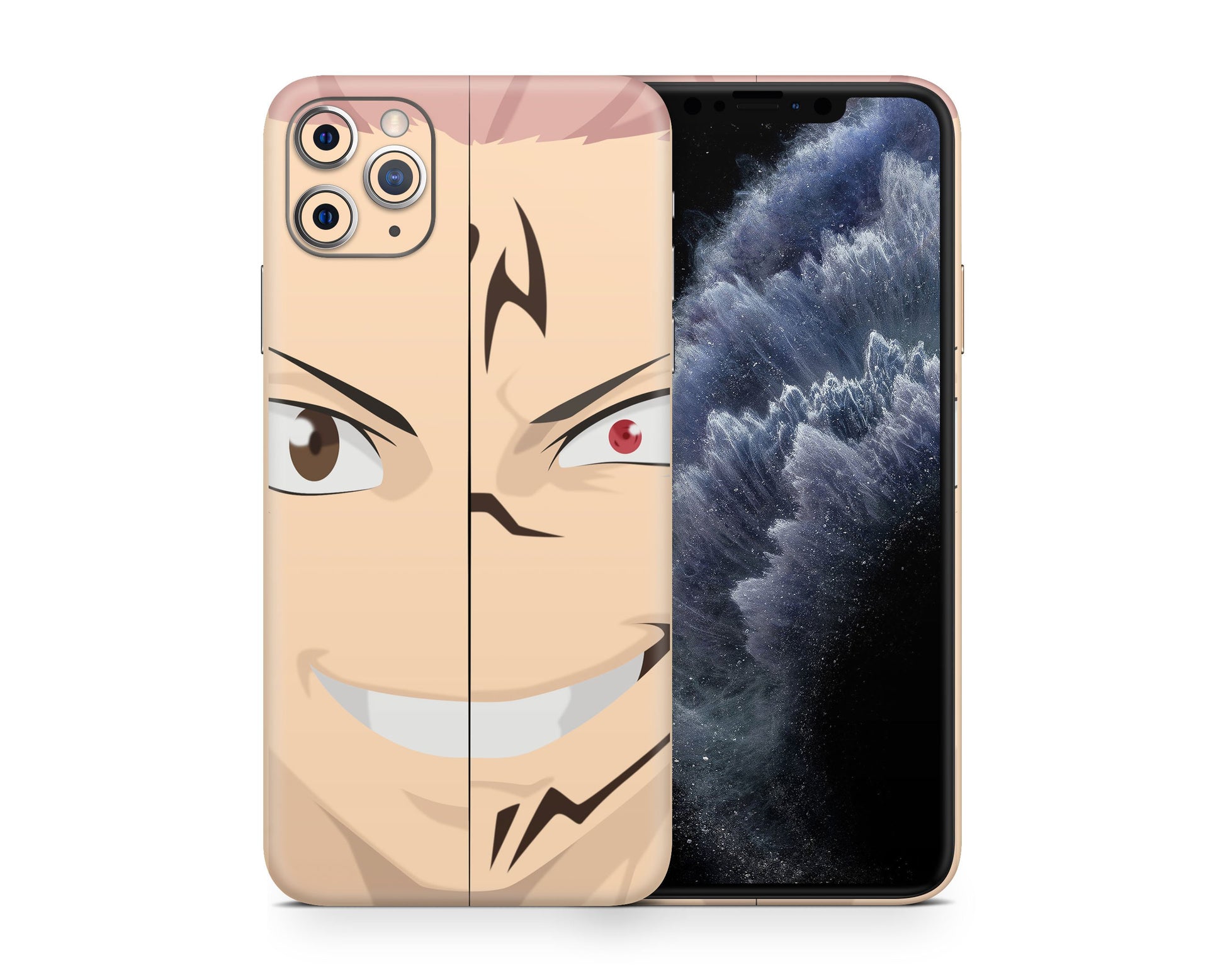 Anime Town Creations iPhone Sukuna & Yuji Itadori iPhone 12 Skins - Anime Jujutsu Kaisen Skin