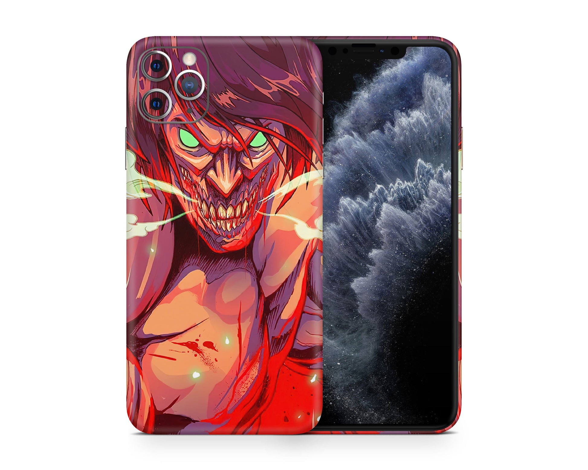 Anime Town Creations iPhone Attack on Titan Attack Titan iPhone 15 Pro Max Skins - Anime Attack on Titan iPhone Skin