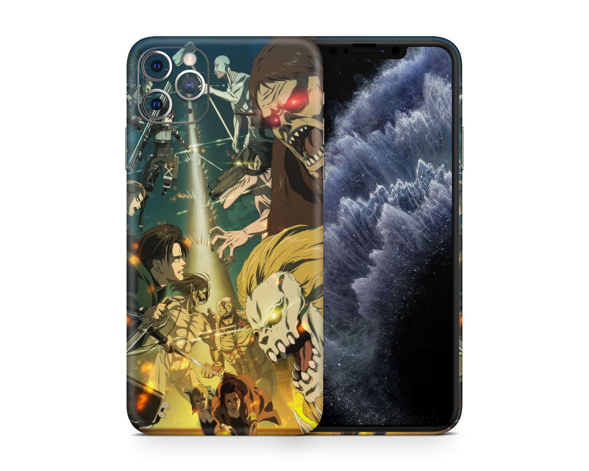 Anime Town Creations iPhone Attack on Titan Season 4 iPhone 15 Pro Max Skins - Anime Attack on Titan iPhone Skin